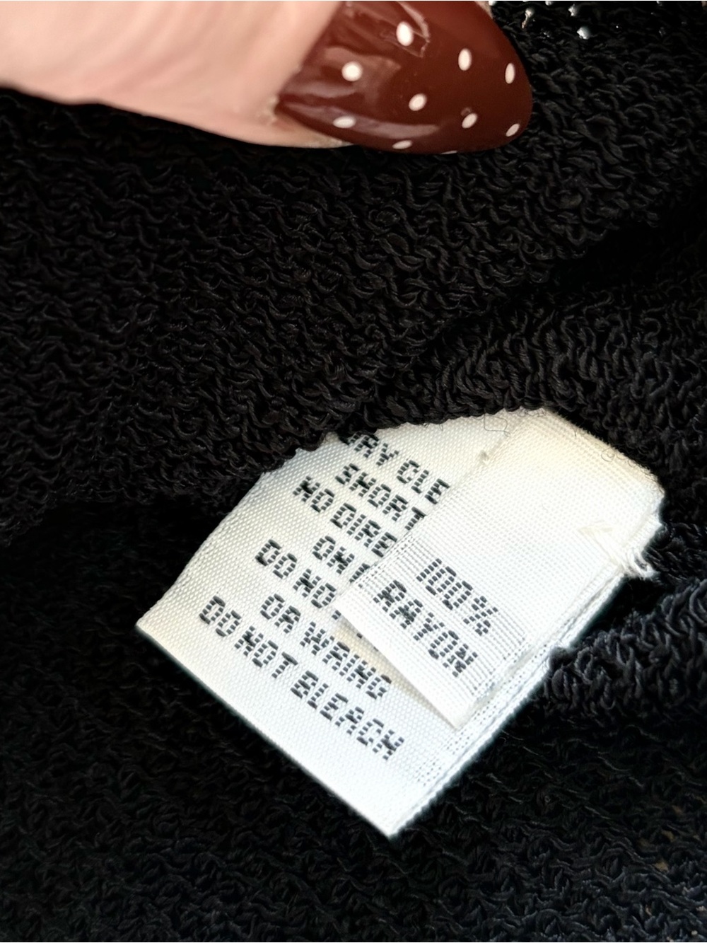 🖤 Vintage Y2K 90s Brenda Serper Black Sparkly Beaded Cardigan Whimsy Goth Office - Picture 5 of 11